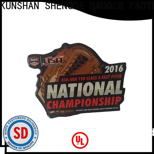 Shengde soccer tournament pins Supply 1