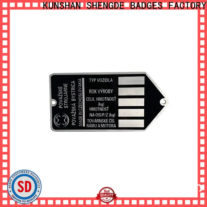 High-quality engraved name plates Supply 1