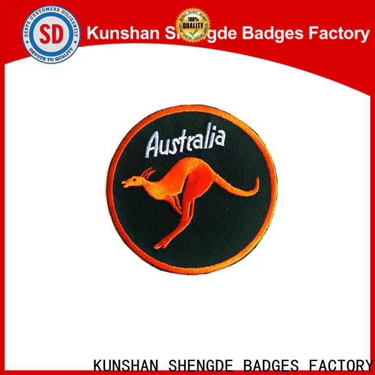 New custom embroidered name patches company bulk production 1
