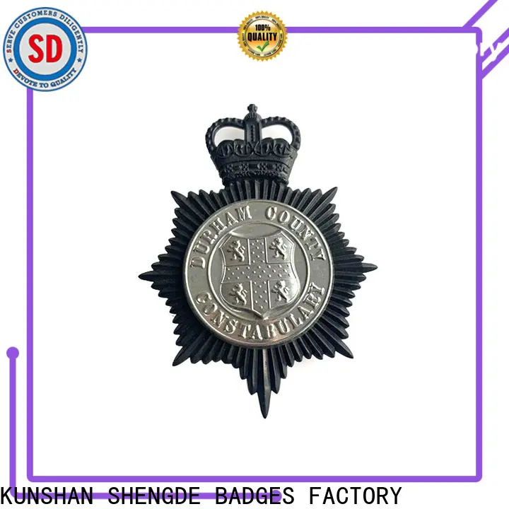 Shengde plastic police badges Suppliers for sale 1