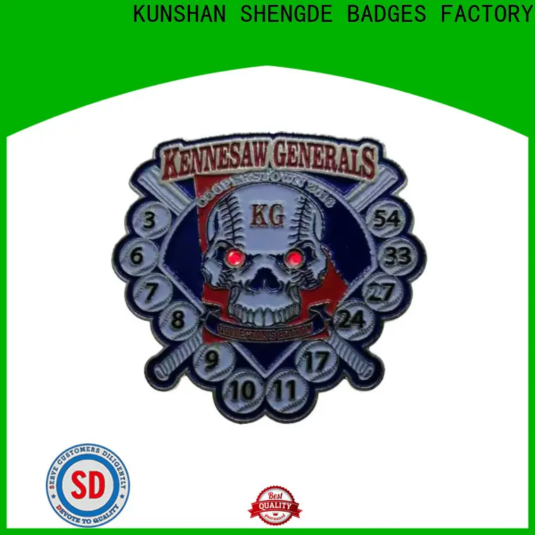 Shengde Top baseball trading pins for cooperstown manufacturers for sale 1