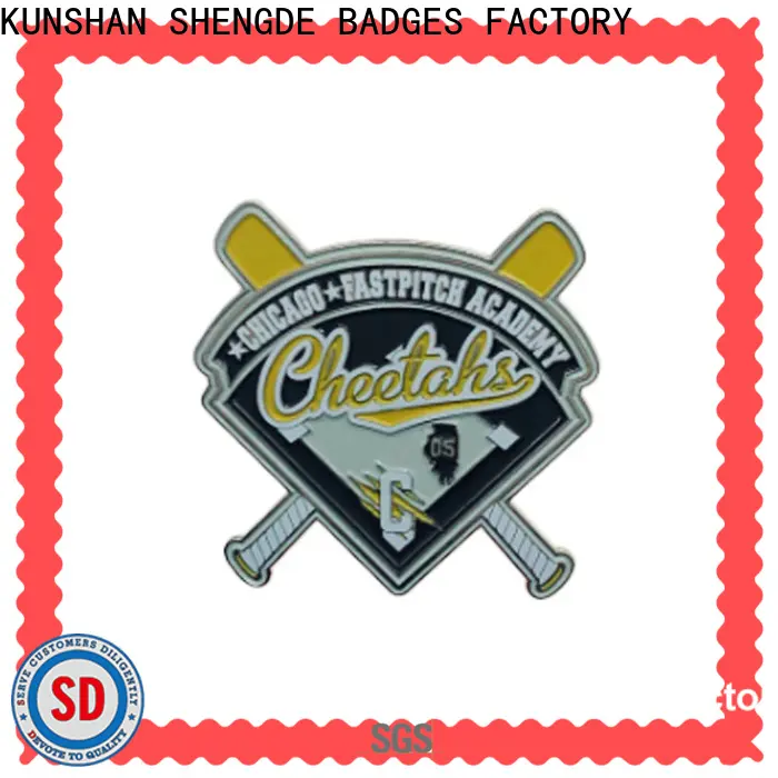 Shengde Custom softball lapel pins for business on sale 1