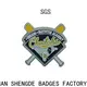 Shengde logo lapel pins factory bulk buy 1