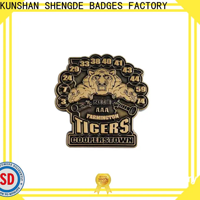 Shengde die cut pins for business 1
