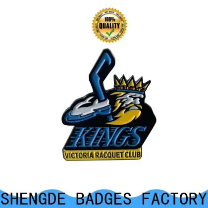 Shengde Best hockey fights cancer pin for business bulk production 1