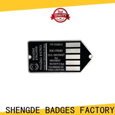 Shengde Wholesale steel name plates for home Supply bulk buy 1
