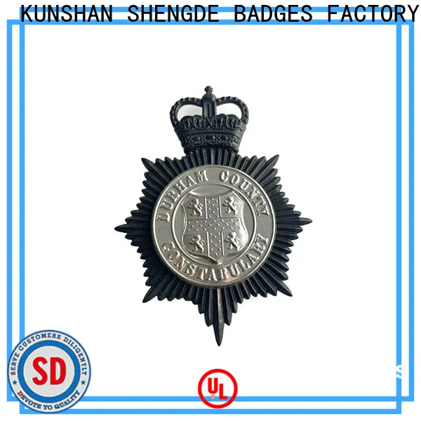 Shengde High-quality vintage police badges for business for sale 1