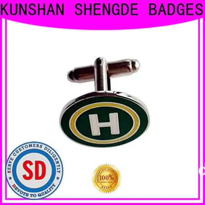 Custom enamel cufflinks Supply bulk production 1