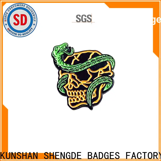 Shengde Latest vintage enamel pins company for sale 1