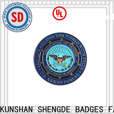 Shengde free challenge coins Supply bulk production 1