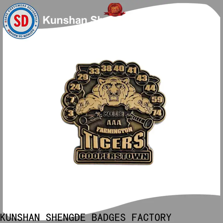 Shengde custom die cast pins company for promotion 1