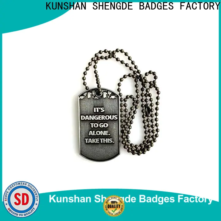 Shengde Wholesale custom dog tags for men manufacturers for sale 1