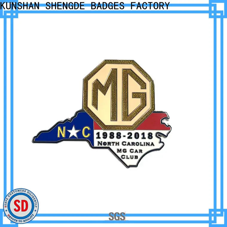 Shengde custom auto emblems Suppliers for sale 1