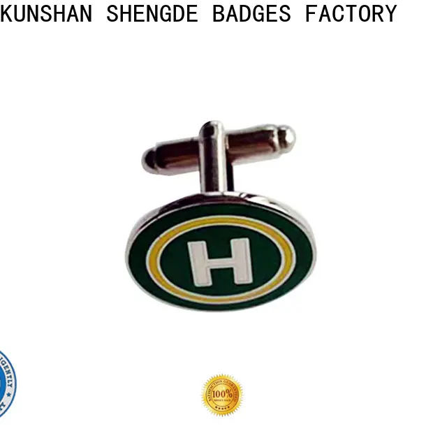 Shengde Top groom cufflinks company bulk production 1