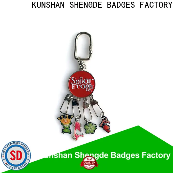 Shengde custom logo keychains manufacturers bulk production 1