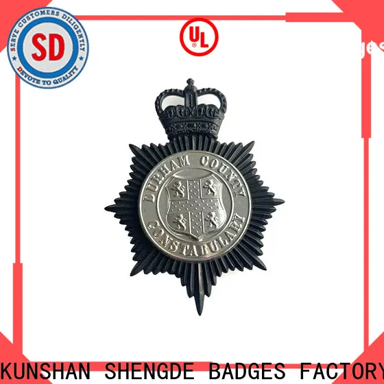Shengde metal police badge Supply for promotion 1