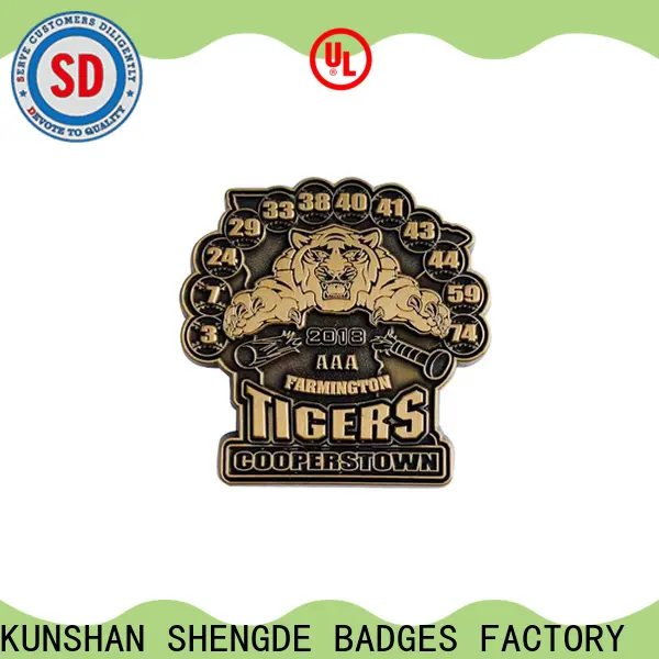 Shengde design own pin badge manufacturers for promotion 1