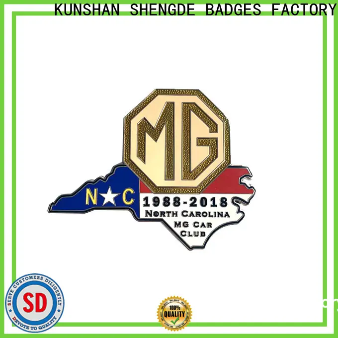 Shengde auto emblems and badges factory for promotion 1