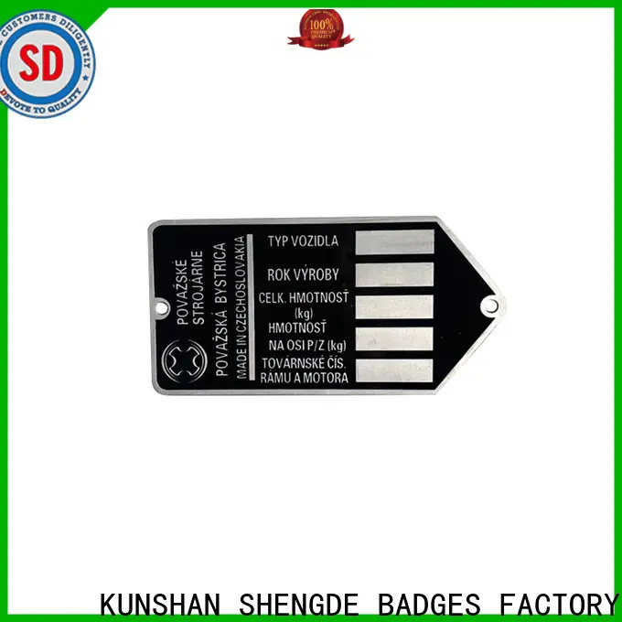 Shengde office name plates for business bulk production 1