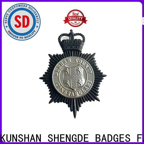 Shengde High-quality personalized police badge factory for promotion 1