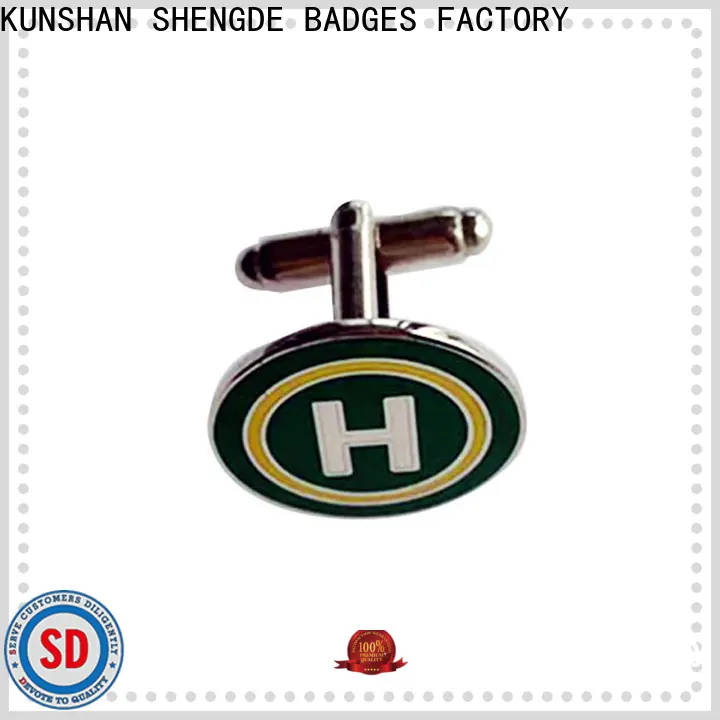 Shengde Best enamel cufflinks for business on sale 1