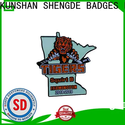Shengde youth baseball trading pins for business bulk production 1