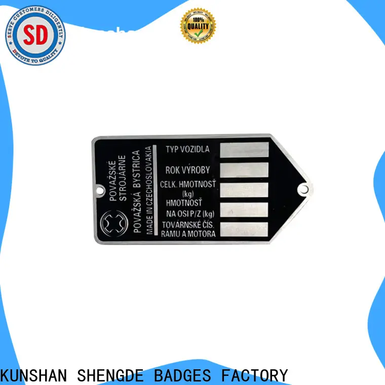 Shengde New steel name plates for home manufacturers for promotion 1