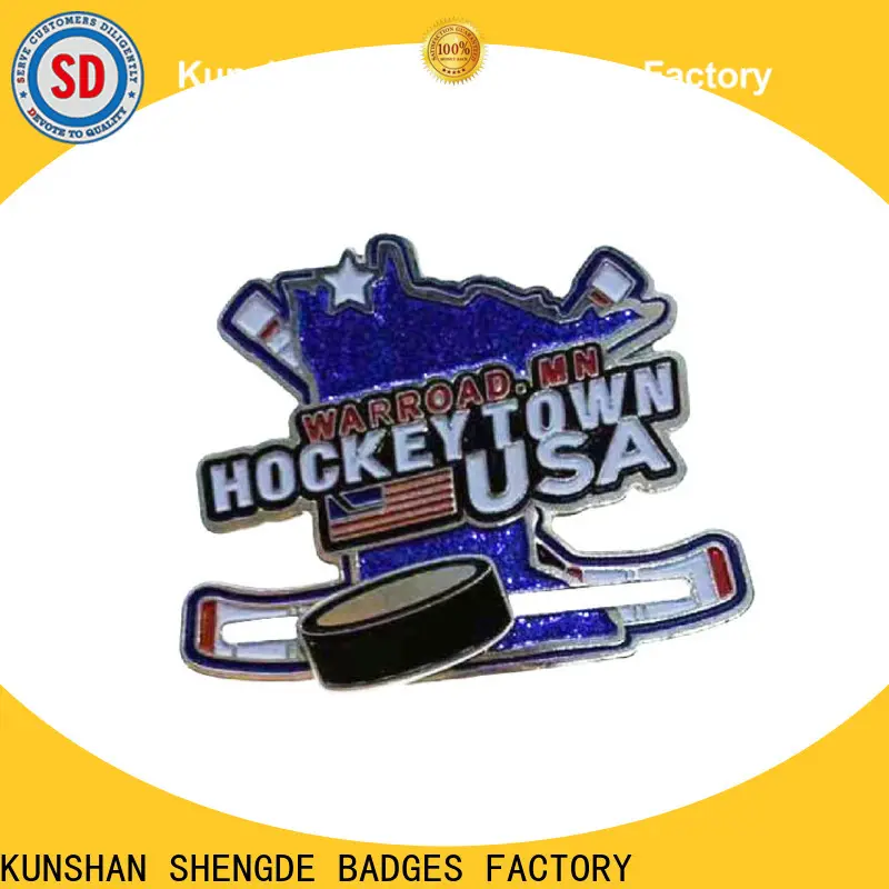 Shengde sports lapel pins factory bulk production 1