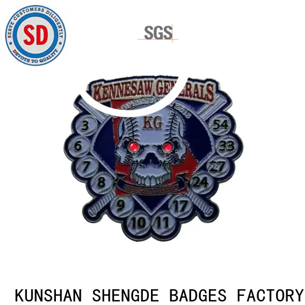 Custom softball pins cheap company bulk buy 1