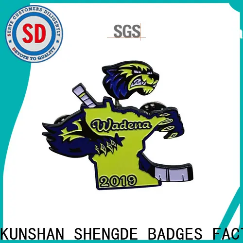 Shengde softball trading pins world series company 1