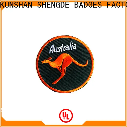 Wholesale custom iron on embroidery manufacturers for promotion 1