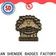 Shengde custom die cut lapel pins manufacturers 1