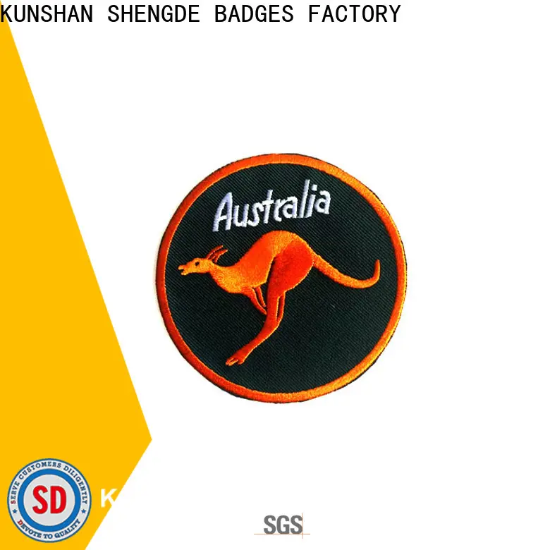Shengde High-quality embroidered flower patches for business 1