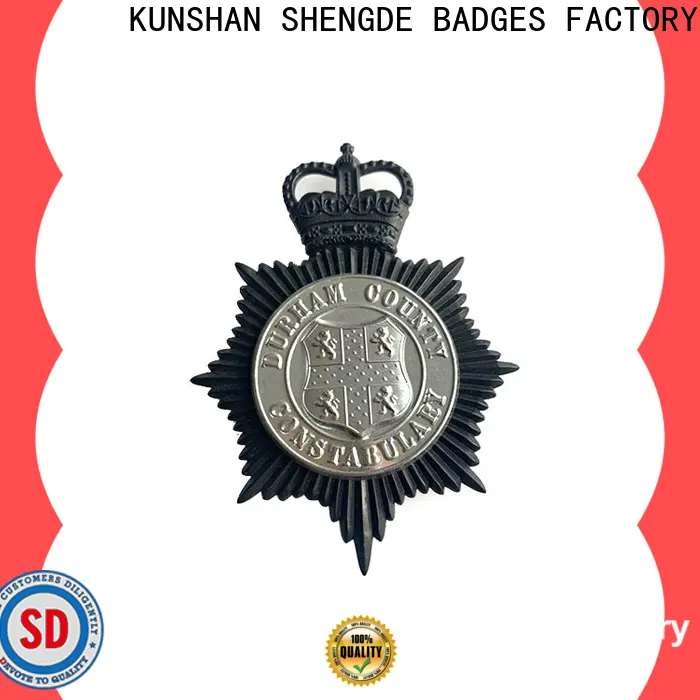 Shengde NewBest vintage police badges manufacturers on sale 1