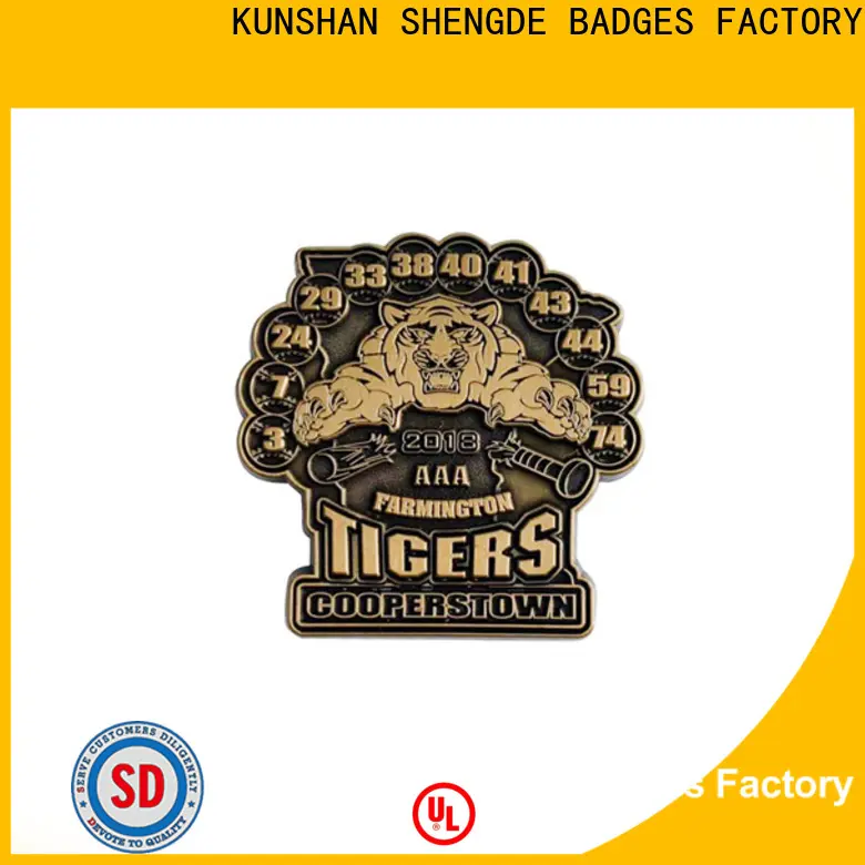 Shengde custom baseball pins company for promotion 1