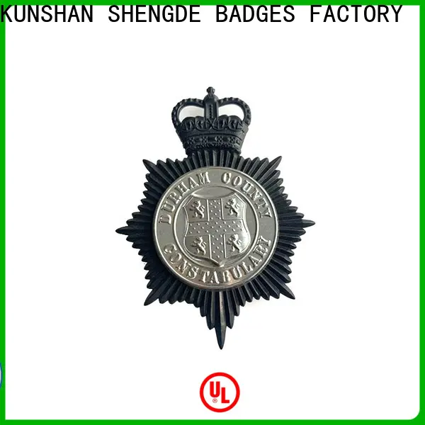 Shengde custom made police badges Supply bulk buy 1