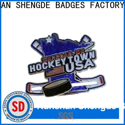 Shengde gold lapel pins for business bulk production 1