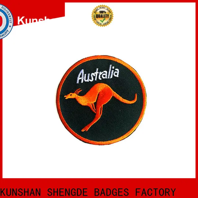 Shengde New custom embroidered patches Suppliers on sale 1