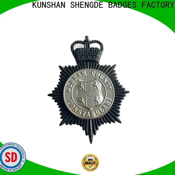 Latest metal police badge for business for promotion 1