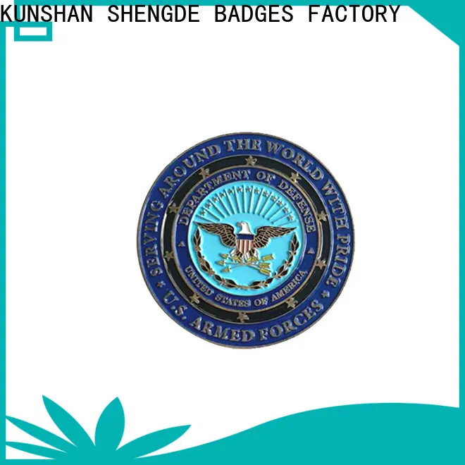 Shengde unique challenge coins company for promotion 1