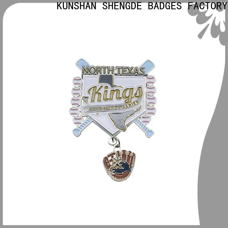Shengde baseball pins factory for promotion 1