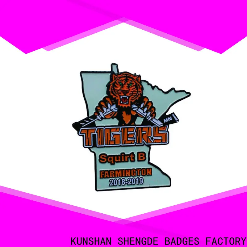 Shengde Latest lapel pins alberta factory bulk production 1