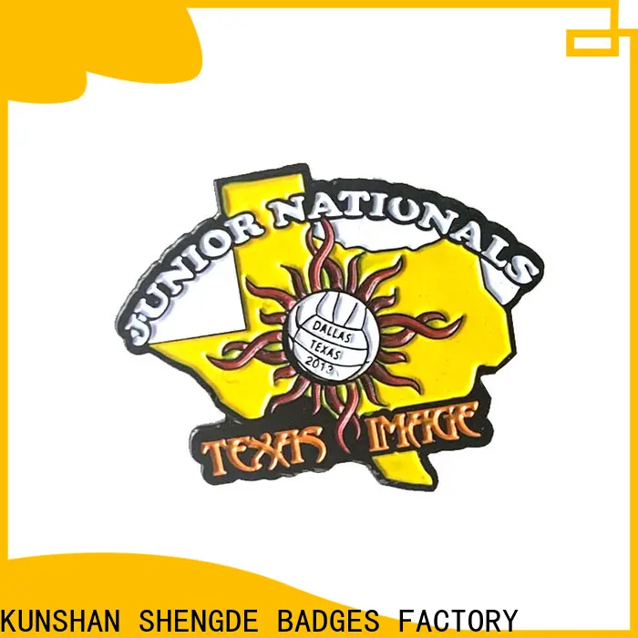 Shengde custom soccer pins company for promotion 1