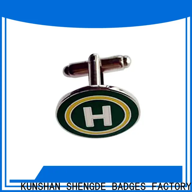 Shengde Wholesale enamel cufflinks manufacturers for sale 1