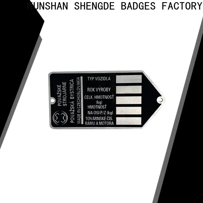 Top custom brass name plates manufacturers for promotion 1