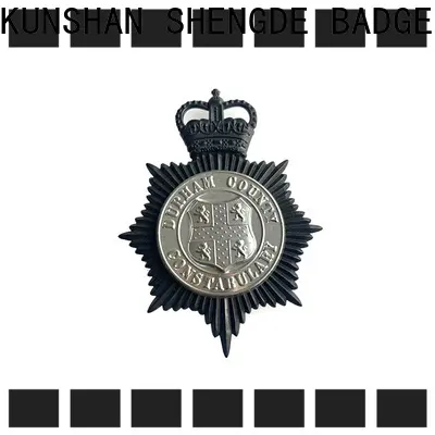 Custom childrens police badges factory bulk buy 1