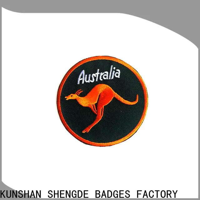 Shengde Best embroidery patch patterns factory bulk production 1