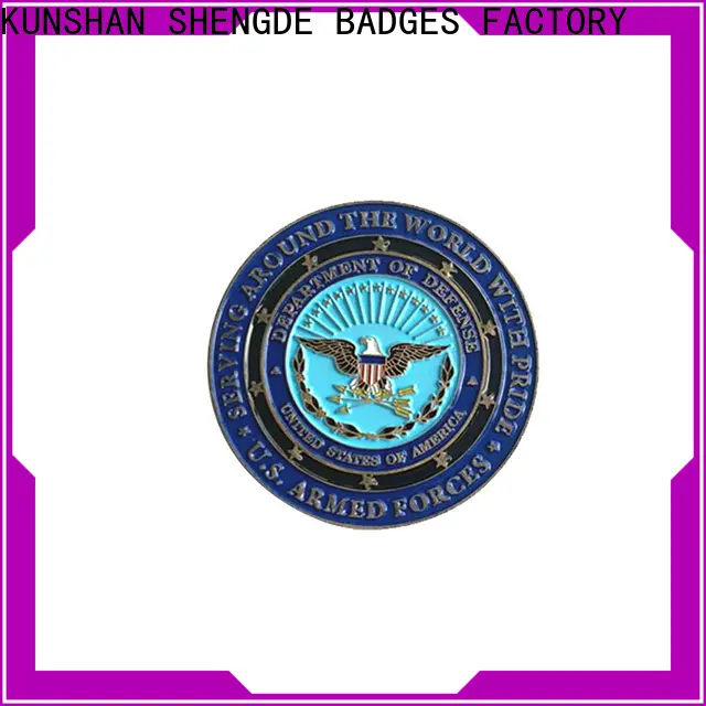 Shengde custom challenge coins no minimum Suppliers 1