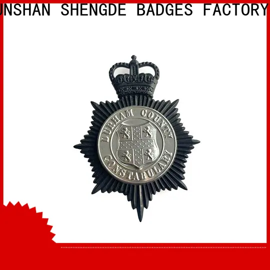 Shengde High-quality custom police badges manufacturers on sale 1