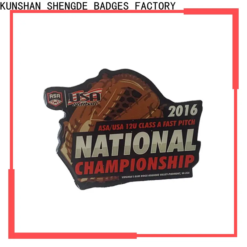 Shengde stock baseball pins for business bulk production 1